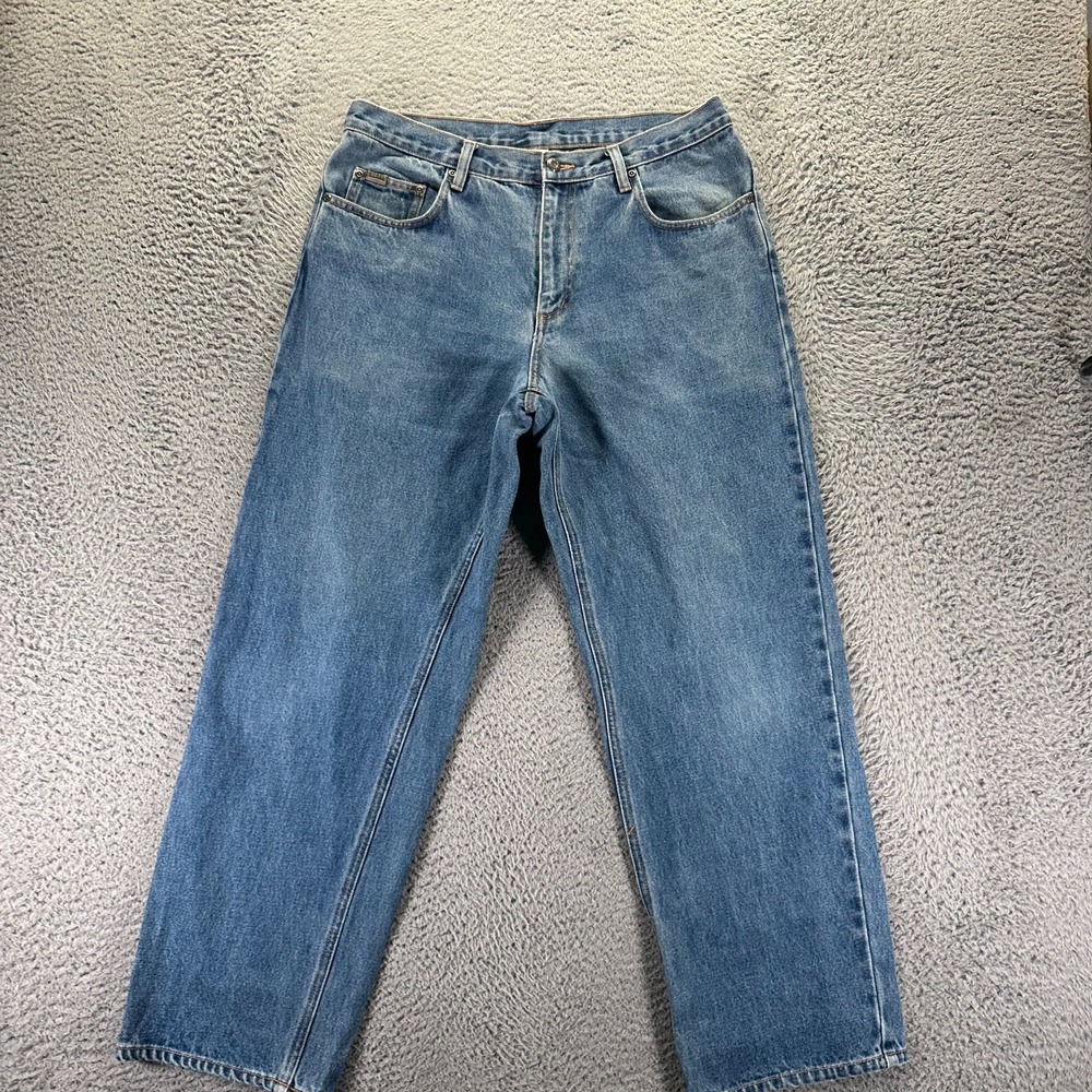 Sorel Jeans Mens 34x30 Blue Cotton Denim Straight Faded Workwear Travel Utility